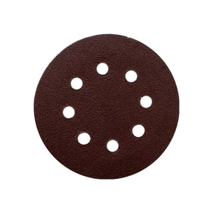 Круг зачистний Зеніт 125 мм з отворами під пиловивід (10 шт.) Р60 (12500060) изображение 1