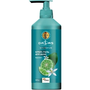 Гель для душу Dalas Cosmetics Бергамот 500 г (4823128004783) зображення 1