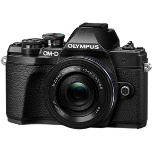 Цифровий фотоапарат Olympus E-M10 mark III Pancake Zoom 14-42 mm Kit black (V207072BE000) зображення 1