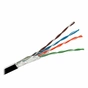 Кабель мережевий Kingda UTP 305м, cat 5e, CU, 4 pairs, 24AWG, PE, outside, black (KDUT8013) - зменшене зображення 1