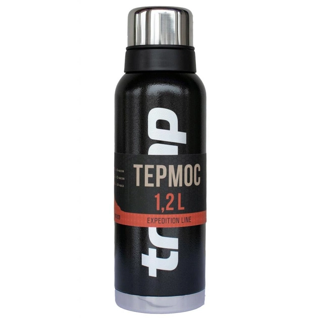 Термос Tramp Expedition Line 1.2 л Black (UTRC-028-black) - зображення 1