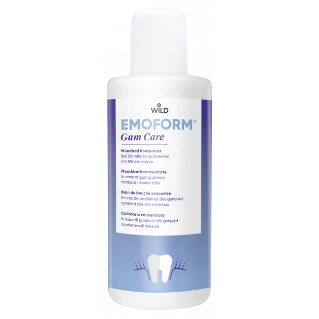 Ополіскувач для порожнини рота Dr. Wild Emoform Gum Care 400 мл (7611841702201) - зображення 1