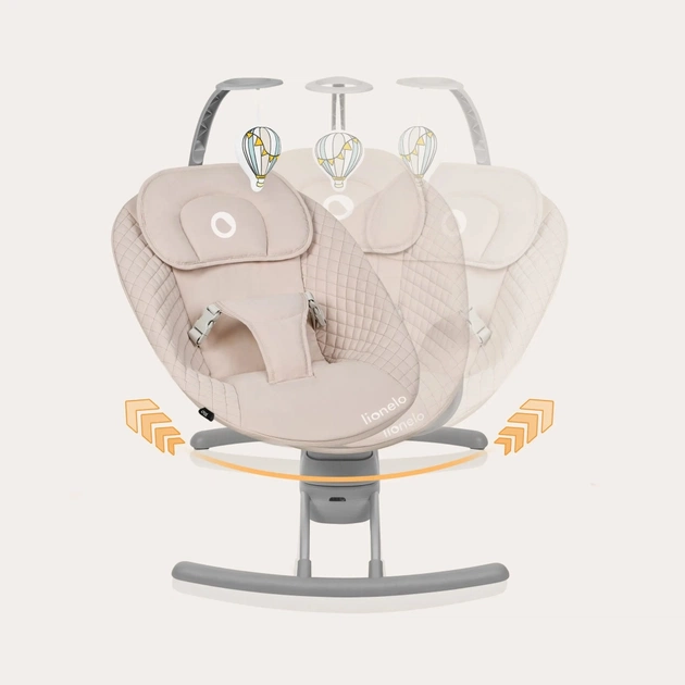 Крісло-гойдалка Lionelo Rio Beige latte (LO-RIO BEIGE LATTE) - picture 8