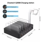 Зарядний пристрій Choetech 6xUSB 68W Charing Station (6хUSB-A) 2xMicroUSB 2xLighting 2xUCB-C (Q3008-EU-BK) - зменшене зображення 5