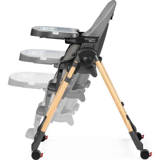 Стілець для годування Peg-Perego Prima Pappa Follow Me Amblance Ice преміум Сірий (IH01000002BL73) - picture 5