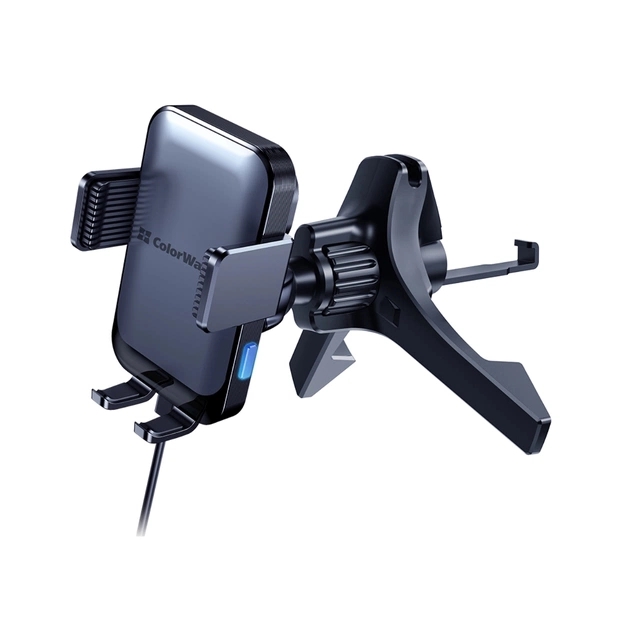 Універсальний автотримач ColorWay AutoSense Car Wireless Charger 2 (Dashboard+Air Vent) 15W (CW-CHAW040Q-BK) - picture 2