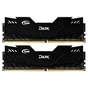 Модуль пам'яті для комп'ютера DDR3 4GB (2x2GB) 1600 MHz Dark Series Black Team (TDKED34G1600HC9DC01) - зменшене зображення 1