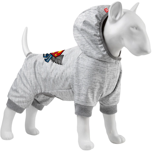 Комбінезон для тварин Collar WAUDOG Clothes "Супермен, правда, справедливість" S35 B 48-53 см, С 30-35 см (306-1021) - зображення 1