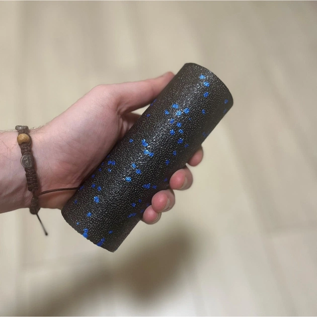 Масажний ролик PowerPlay PP-4346 Mini EPP Foam Roller 15x5,3см Чорно/Синій (PP_4346_Blue_(15*5)) - picture 5