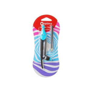 Циркуль Optima для олівця пластиковий Plazzy блакитний (O81482) зображення 1