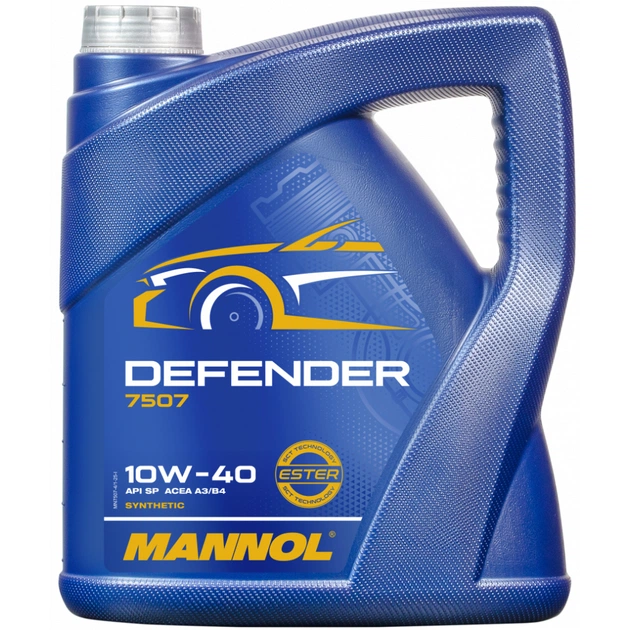Моторное масло Mannol DEFENDER 4л 10W-40 (MN7507-4) - изображение 1
