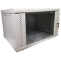 Шафа настінна Eserver 6U, 600х500х370 (Ш*Г*В), скло, сірий (ES-Е650G) - зменшене зображення 2