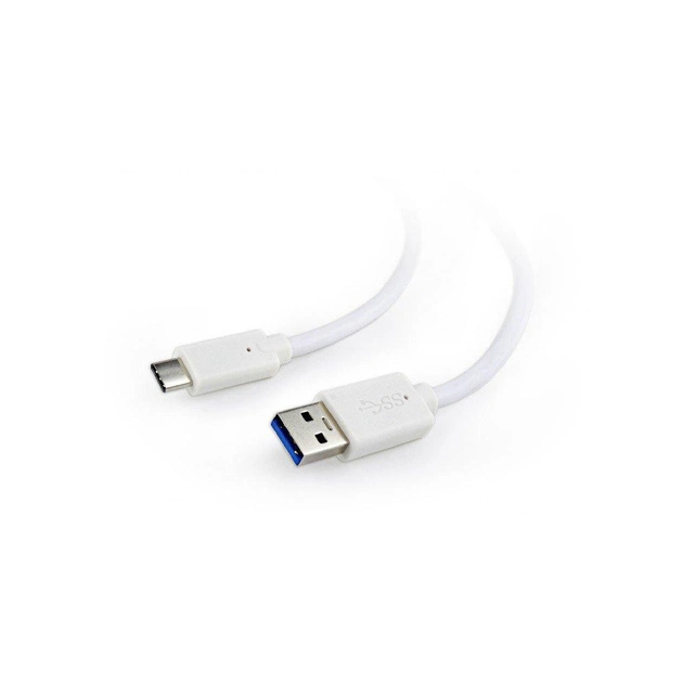 Дата кабель USB 3.0 AM to USB-C 1.0m Cablexpert (CCP-USB3-AMCM-1M-W) - зображення 1