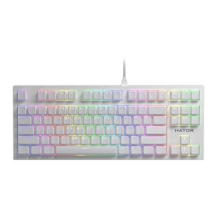Клавіатура Hator Skyfall TKL PRO USB White (HTK-656) зображення 1