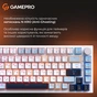 Клавиатура GamePro MK160 V2 Warden QLAB Sakura Linear RGB USB UA White (MK160-V2-BL-QS) - уменьшенное изображение 6