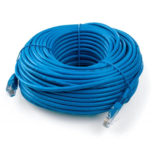 Патч-корд Vinga UTPCat5e 30 m COPPER (VCPPCC30B) - изображение 1
