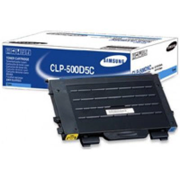 Картридж Samsung CLP-500, cyan, 5000стр. (CLP-500D5C) - изображение 1