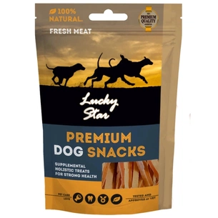 Ласощі для собак Lucky Star Сендвіч-палочки з качки та тріски 85 г (4820281500183) изображение 1