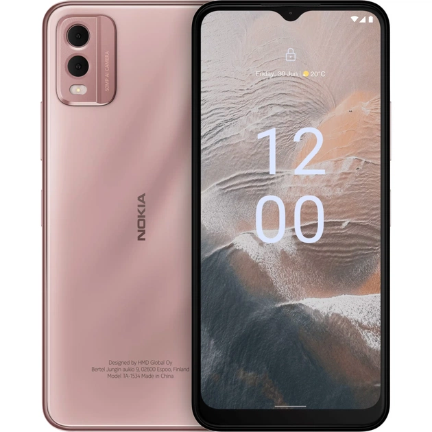 Мобільний телефон Nokia C32 4/64Gb Beach Pink - изображение 1