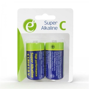 Батарейка EnerGenie Super Alkaline C/LR14 BL 2 шт зображення 1