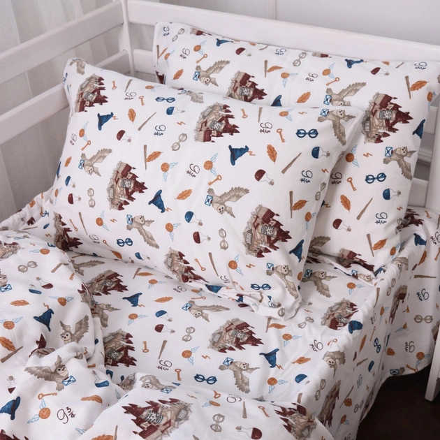 Постільна білизна MirSon 013 Harry Potter Фланель 143х210 Полуторний (2200009653582) - picture 2