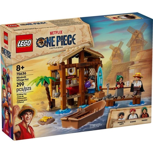 Конструктор LEGO One Piece Хатина у Селищі Вітряків (75636-) - зображення 1