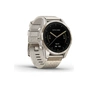 Смарт-годинник Garmin EPIX PRO (g2), 42mm, Saph, SftGld SS, Crm Hthr Nyln, Excl, GPS (010-02802-20) - зменшене зображення 3