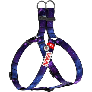 Шлея для собак WAUDOG Nylon з QR-паспортом "NASA21" S (4800-0148) зображення 1