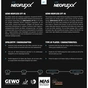 Ракетка для настільного тенісу Gewo Force ARC OFF+Nexxus EL Pro 48+Neoflexx eFT 45 FL (1069100001) (931306) - уменьшенное изображение 8
