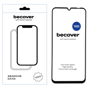 Скло захисне BeCover Xiaomi Redmi 13C / Poco C65 10D Black (711372) зображення 1