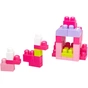 Конструктор Mega Bloks рожевий у мішку 60 деталей (DCH54) - зменшене зображення 7