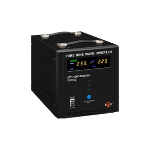 Пристрій безперебійного живлення LogicPower LPY- PSW-2500VA+ (1800W) (22874) зображення 1