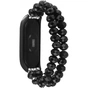 Ремінець до фітнес браслета XoKo Decorative для Xiaomi Mi Band 3/4 Black (XK-XM-NG-Black) - зменшене зображення 2