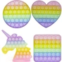 Антистрес Sibelly антистрес Pop It Heart Glow in Dark (SB-PPIT-HRT-GD) - зменшене зображення 7