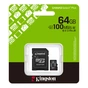 Карта пам'яті Kingston 64GB microSDXC class 10 UHS-I V10 A1 Canvas Select Plus (SDCS3/64GB) - зменшене зображення 3