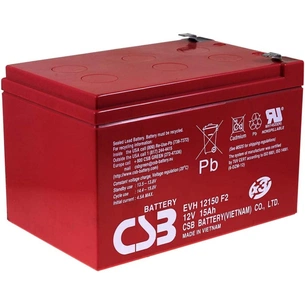 Батарея до ДБЖ CSB 12V 15Ah (EVH12150) зображення 1