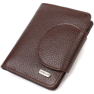 Портмоне Canpellini З натуральної шкіри Коричневе (21808) зображення 1