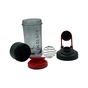 Шейкер спортивний Casno 600 мл KXN-1199 з вінчиком Сірий/Червоний (KXN-1199_Grey/Red) - зменшене зображення 5
