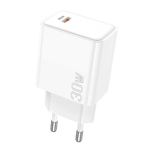Зарядний пристрій BOROFONE BA77A Insightful USB-C PD30W White (6941991101274) зображення 1