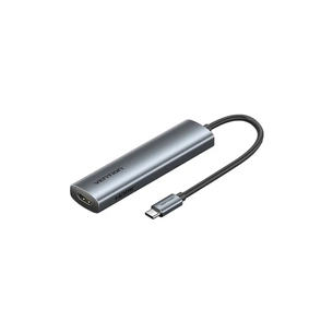 Концентратор VENTION USB-C 5-in-1 HDMI + USB 3.0 + USB 2.0 + USB-C 2.0 + PD 100W (TGLHB) зображення 1