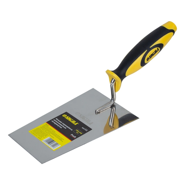 Кельма Sigma нержавіюча шпаклювальна чотирикутна Profi 180x108мм (8327141) - picture 1