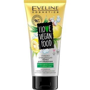 Пінка для вмивання Eveline Cosmetics I Love Vegan Food глибоко очищуюча 175 мл (5903416009276) зображення 1