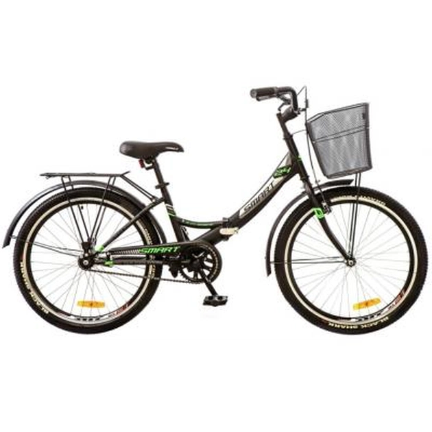 Велосипед Formula 24" SMART 2017 14G 15" St чорно-зелений (OPS-FR-24-070) - зображення 1