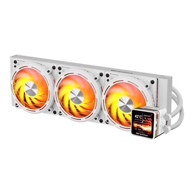 Система жидкостного охлаждения DARKFLASH DE360 WHITE - изображение 1