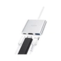 Концентратор HOCO USB-C to USB3.0+HDMI+PD HB14 Silver (6931474725790) - зменшене зображення 7