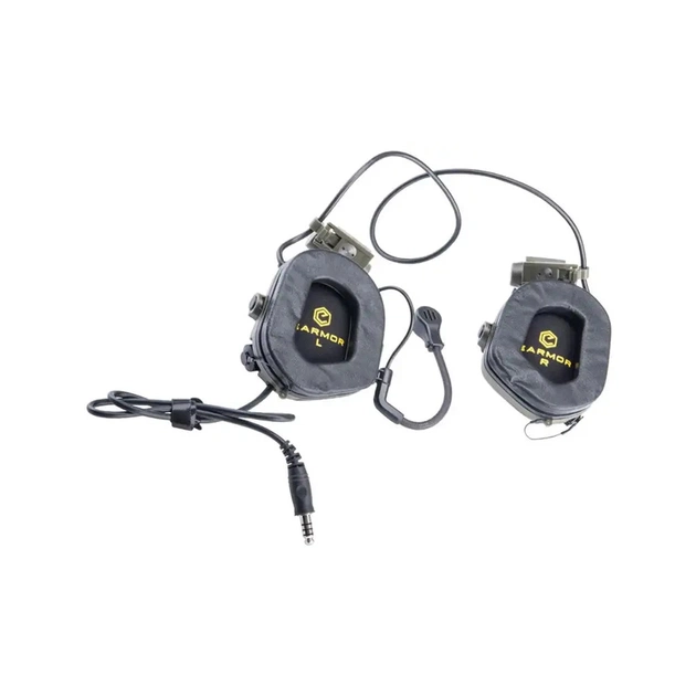 Навушники для стрільби Earmor M32X MARK3 Green з мікрофоном (сумісні з ARC Rail) (M32X-ARC-FG) - picture 3