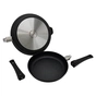 Набір сковорідок Swiss Diamond Induction 24 см та 28 см зі з'ємними ручками (XD SET602iD) - зменшене зображення 2