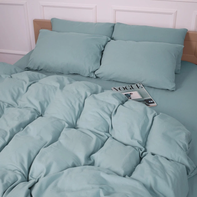 Постільна білизна MirSon 006 Menthol Фланель 2 x 160 x 220 Сімейний Євро (2200009650222) - picture 4