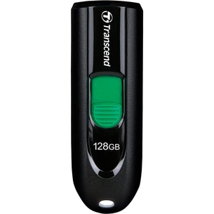 USB флеш накопичувач Transcend 128GB JetFlash 790C Black USB 3.1 (TS128GJF790C) зображення 1