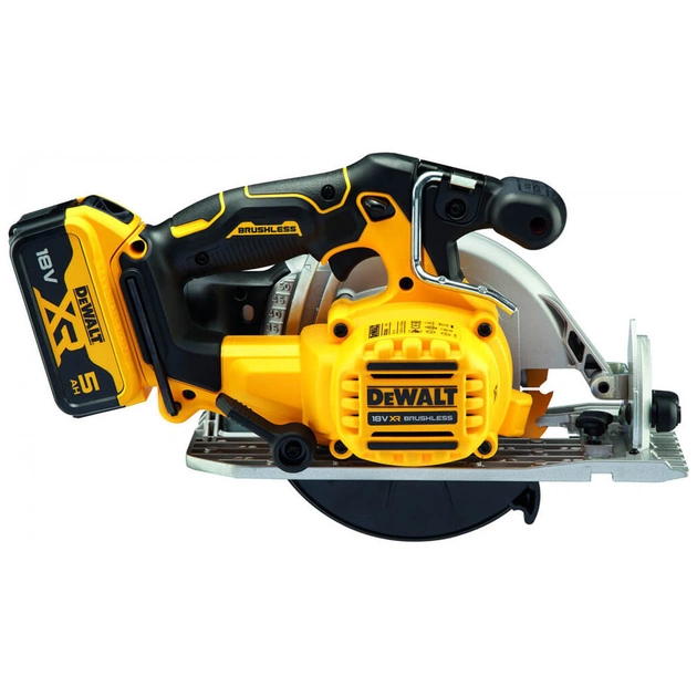 Дискова пила DeWALT 18В XR Li-lon, 2x5Ah, диск 165х20 мм, 2.8 кг, TSTAK (без АКБ та ЗП) (DCS565P2) - picture 3